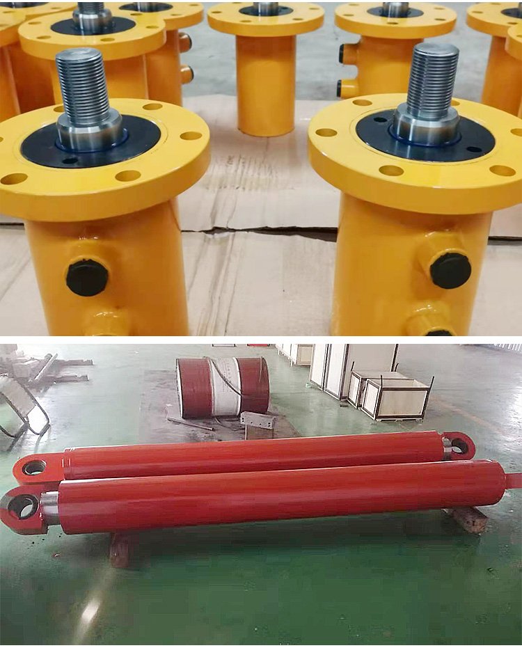 单向双向液压油缸5T前法兰小型电动升降一体式压力机工程油缸泵站解析